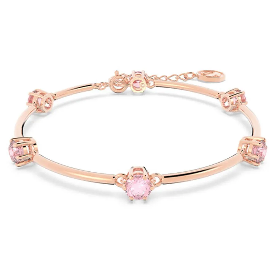 Vòng Đeo Tay Nữ Swarovski Constella Women's Bracelet 5640285 Màu Vàng Hồng