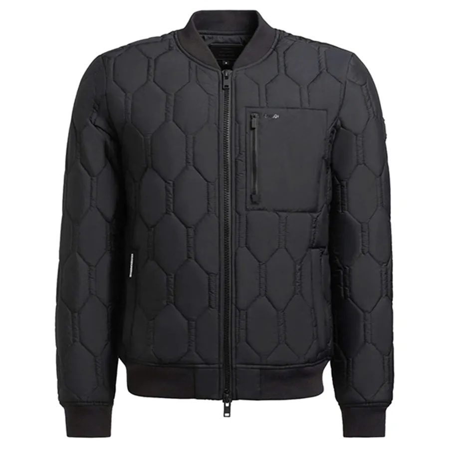 Áo Khoác Bomber Nam Khujo Nosar Jacket Schwarz KH122T0H6-Q11 Màu Đen Size S