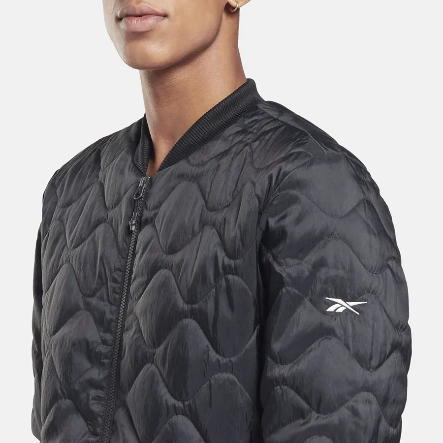 Áo Khoác Bomber Nam Reebok LM Jacket H08948 Màu Đen Size