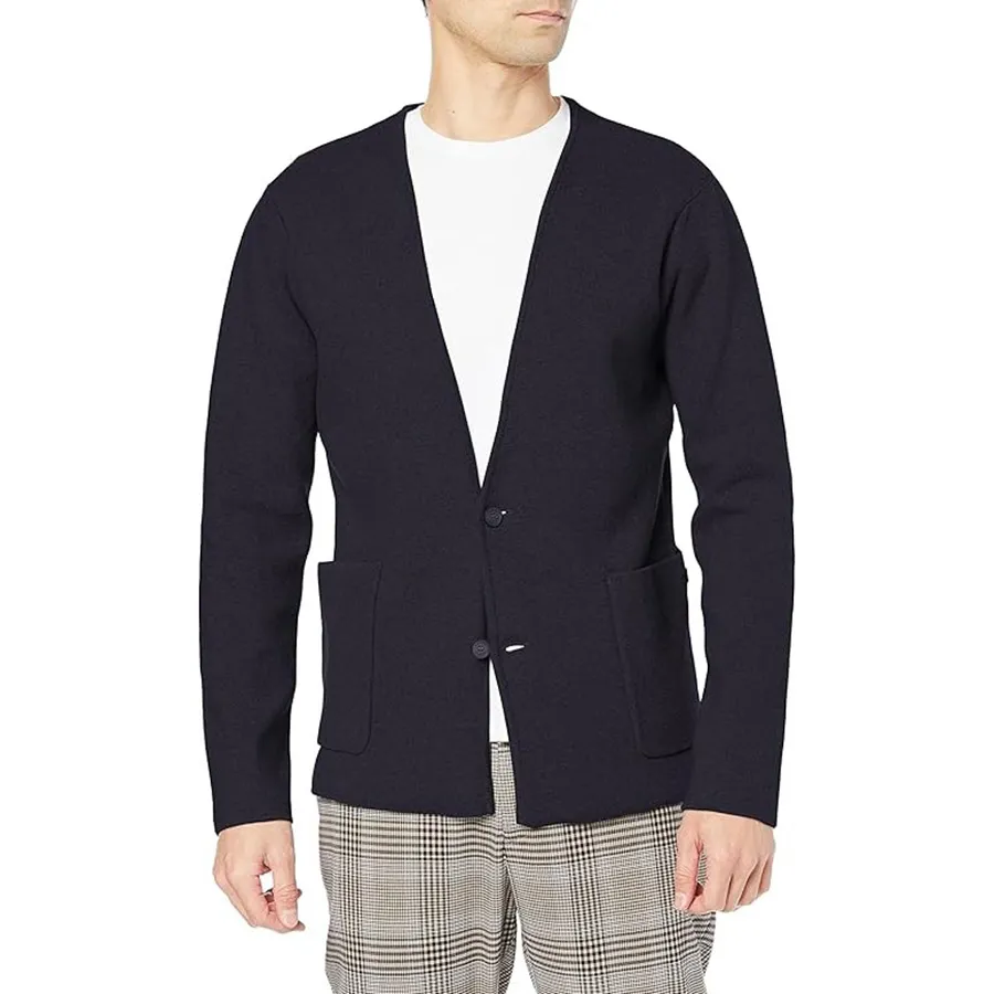 Áo Khoác Len Nam Lacoste Milan Rib Knit Cardigan Jacket