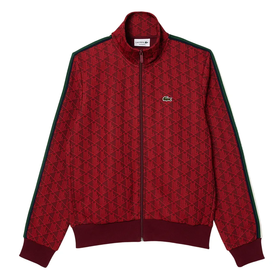 Áo Khoác Nam Lacoste Paris Monogram Zip-Up Sweatshirt SH1368 SWM
