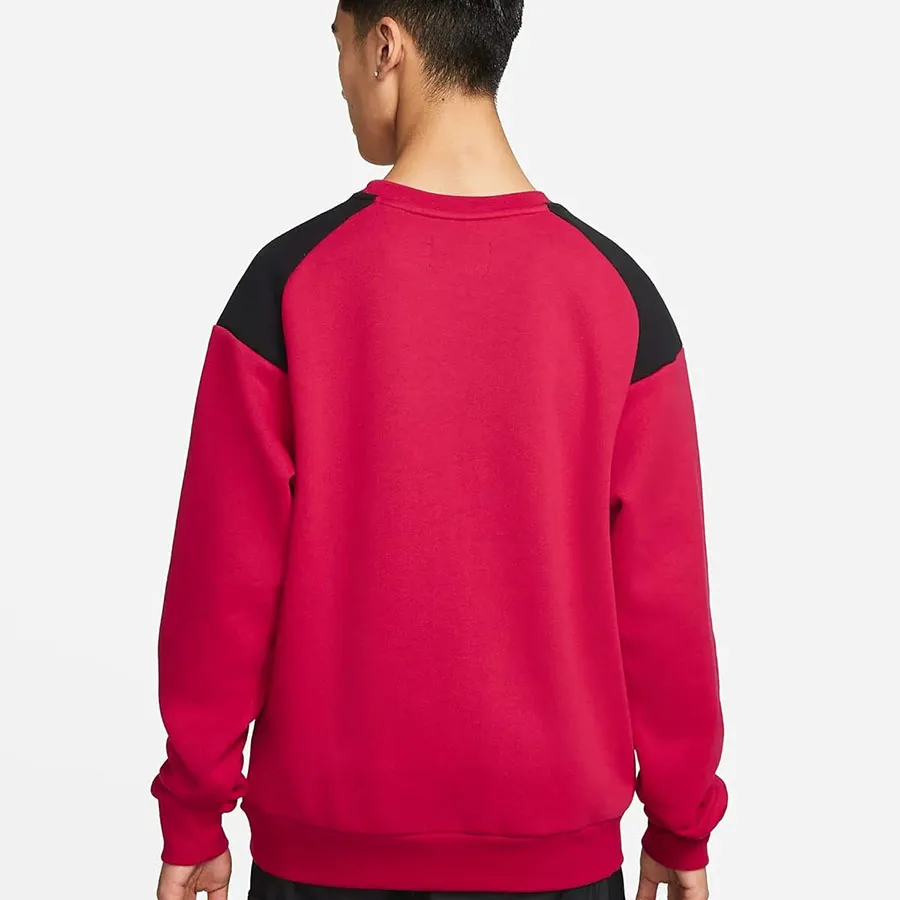nike sweater red and black