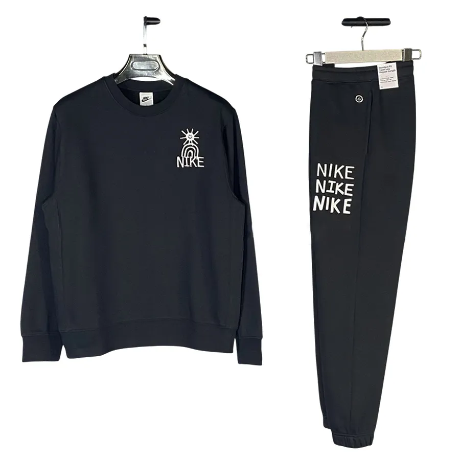 Bộ Thể Thao Nam Nike AS Crew DQ4073-010/DQ4082-010 Màu Đen Size S | Vua ...