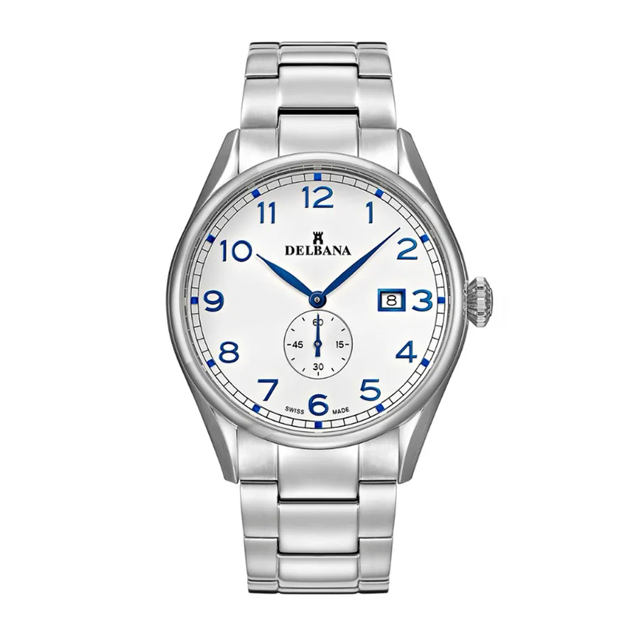 Đồng Hồ Nam Delbana Fiorentino 42mm Watch 41701.682.6.062 Màu Bạc