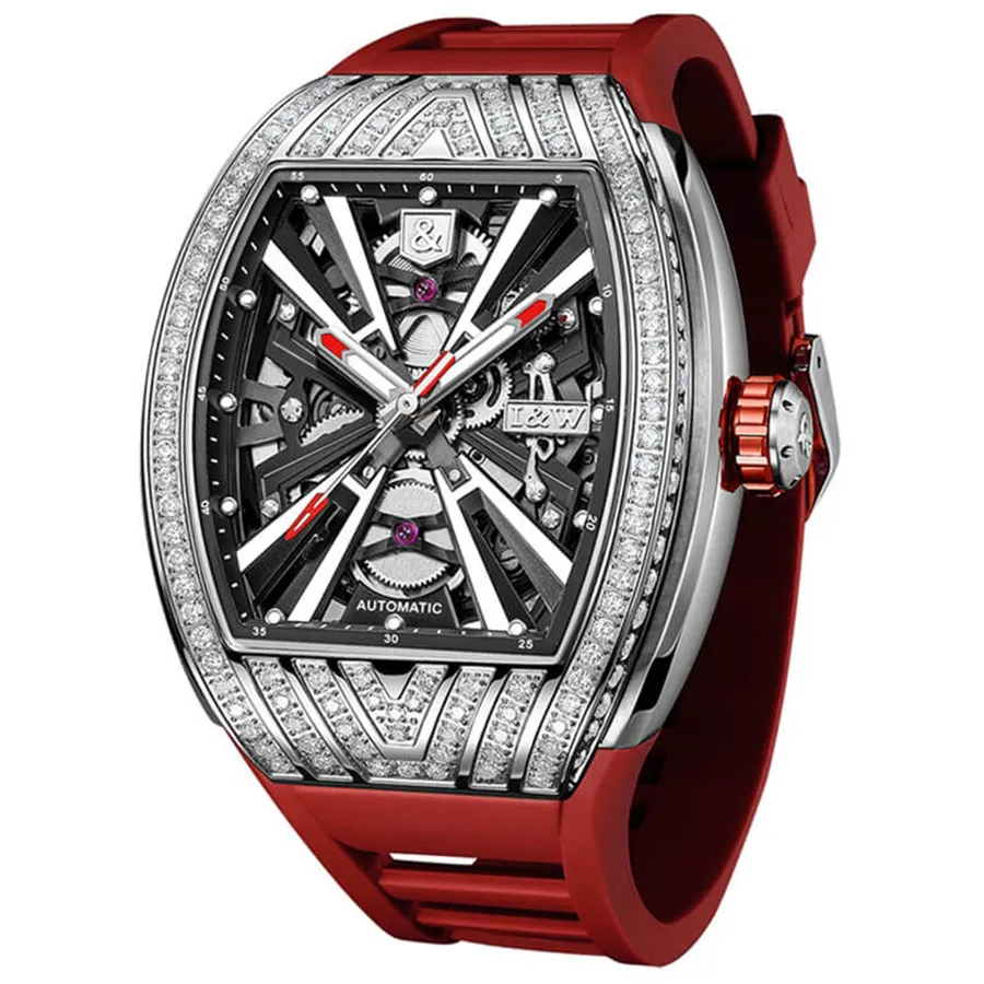 Đồng Hồ Nam I&W Carnival IW765G-DS – Automatic (IW765G1) Màu Đỏ