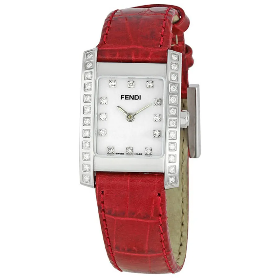 Đồng Hồ Nữ Fendi Classico F701247DDC Case Màu Đỏ Trắng