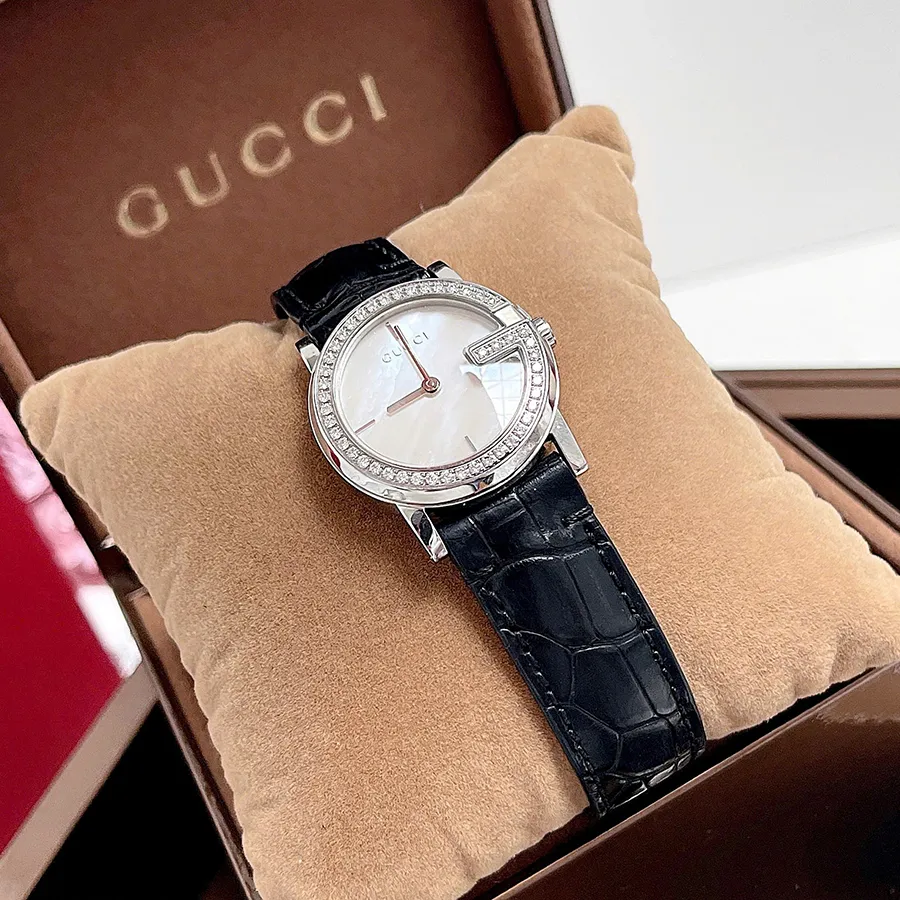 ĐỒNG HỒ GUCCI NỮ MẶT TRÒN KIỂU DÁNG THỜI TRANG PHÙ HỢP MỌI PHONG CÁCH