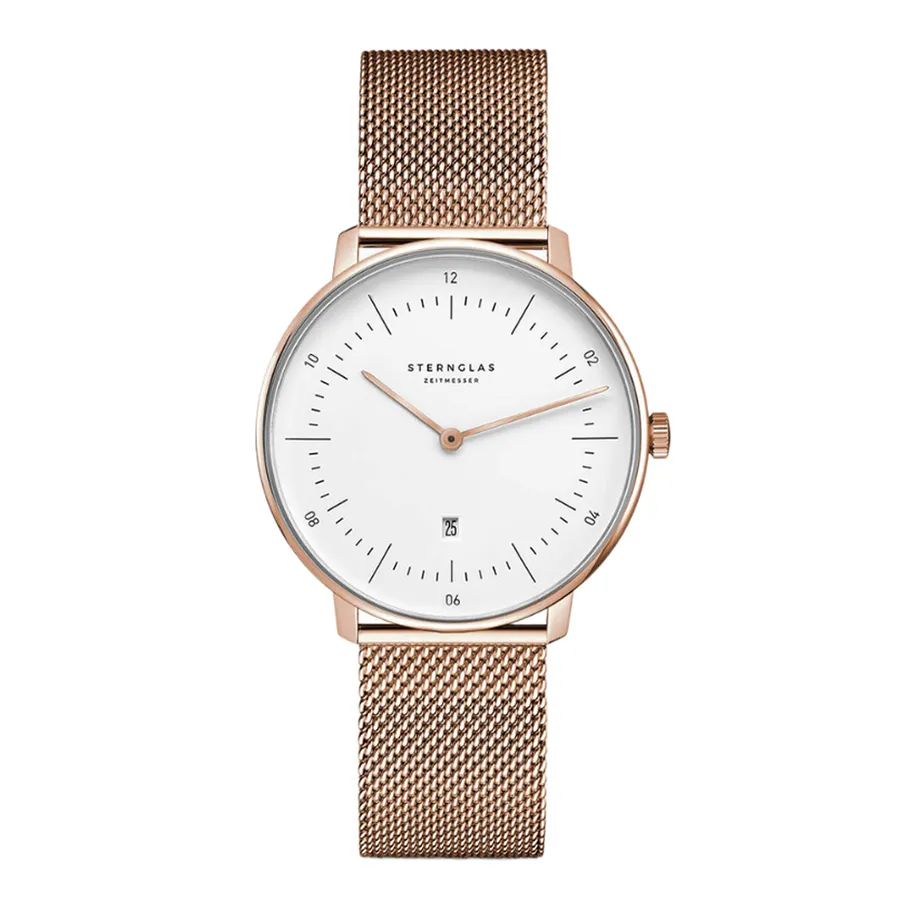 Đồng Hồ Nữ Sternglas Naos XS Rosegold S01-ND13-MI09 33mm Màu Vàng Hồng