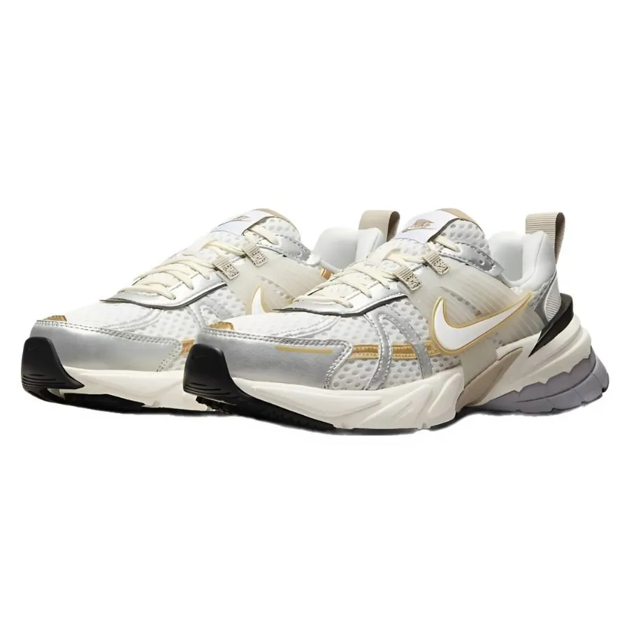 nike metallic silver