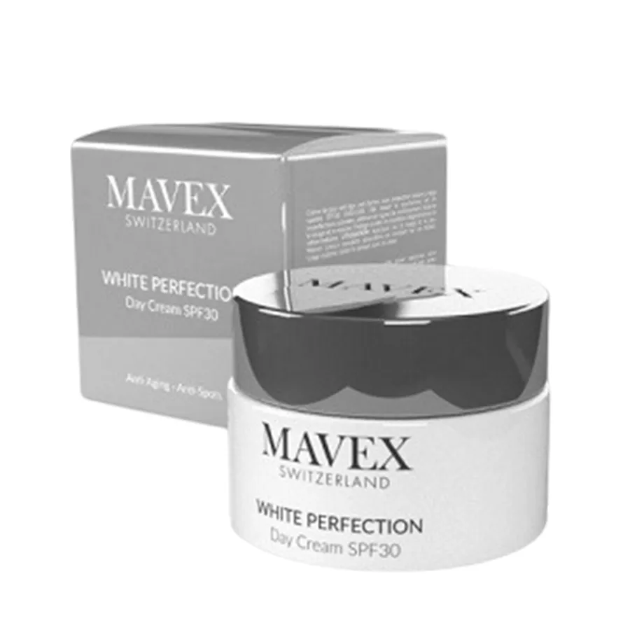 Kem Dưỡng Trắng Da Ban Ngày Mavex White Perfection SPF30 Hỗ Trợ Giảm Dấu Hiệu Lão Hoá, Mờ Thâm 50ml