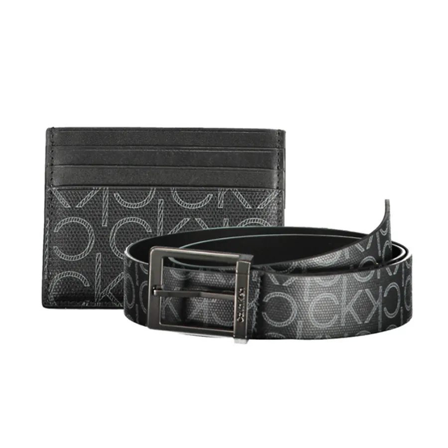 Set Thắt Lưng + Ví Nam Calvin Klein CK K50K507559_NERO_0IE Màu Đen