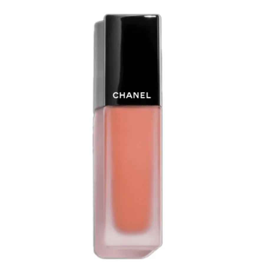 Son Chanel Rouge Allure Liquid Velvet 202 Secrète Màu Cam Be Hồng