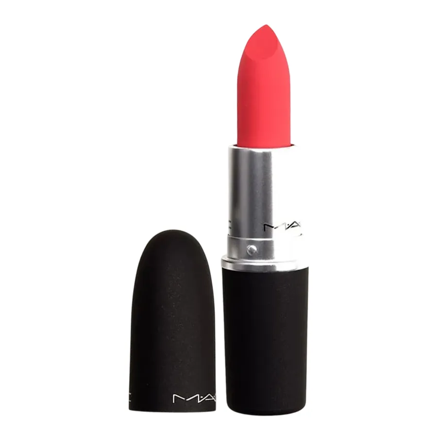 Rouge à Lèvres MAC Powder Kiss 308 Mandarin O - Teinte Rose Corail 3g, Neuf
