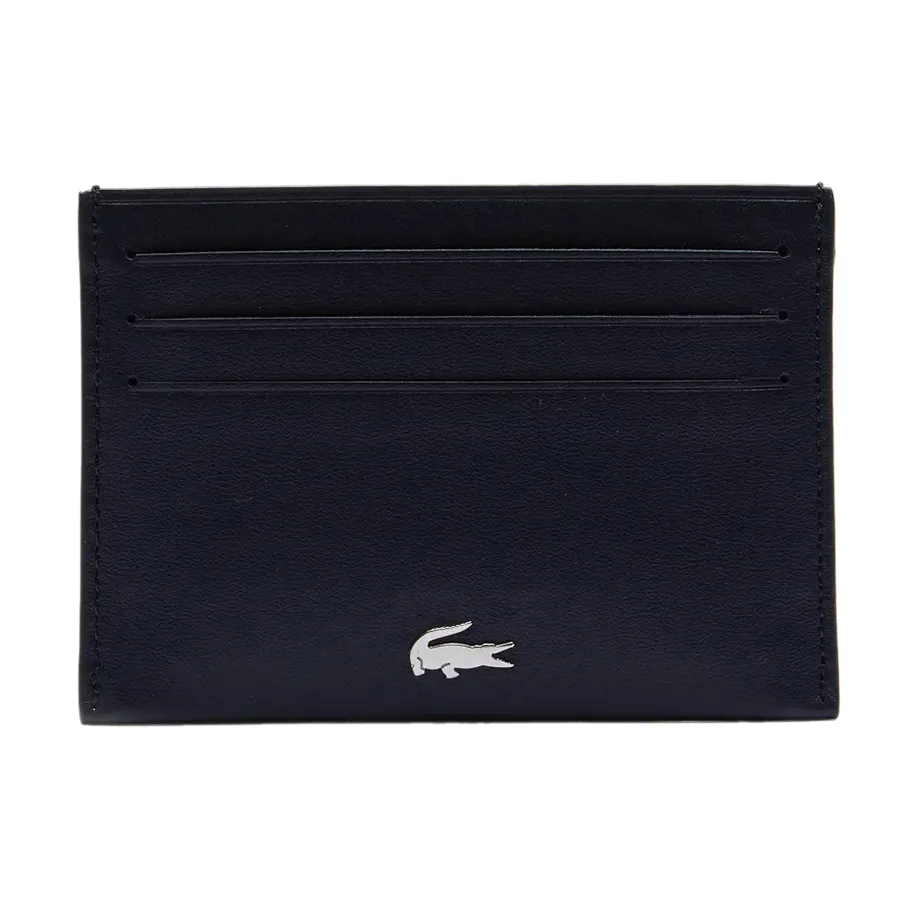 Ví Đựng Thẻ Nam Lacoste Navy Fitzgerald Leather Card Holder NH1346FG 021 Màu Xanh Navy N-TL