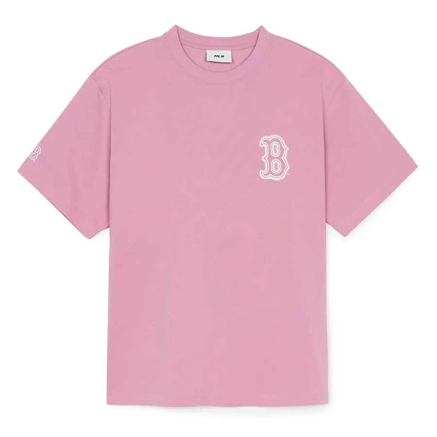 Áo Phông MLB Basic Street Logo Over Fit Tshirt Boston Red