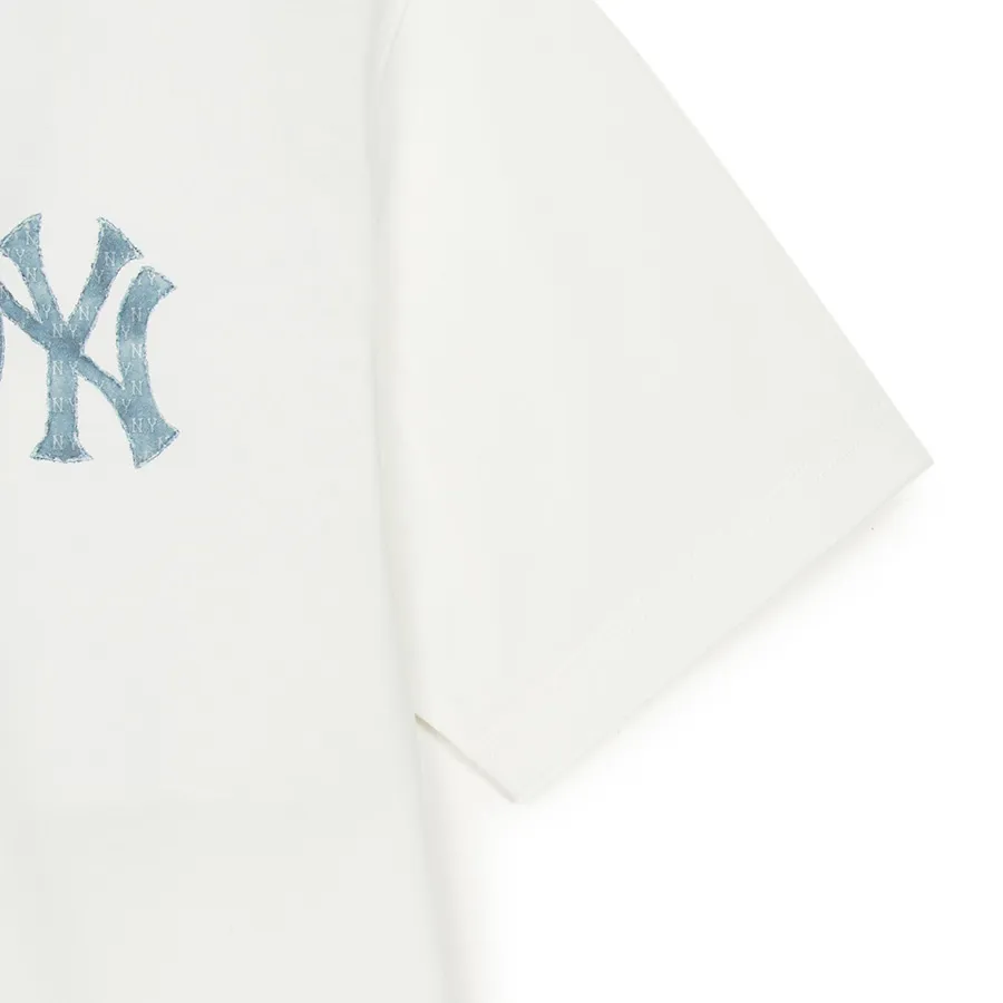 [MLB] Denim Like Monogram Overfit T-Shirt ★すぐ品切れ★ MLB Denim Like Monogram Big Lux Overfit Tee – ETRENDIPOH(SDNBHD)