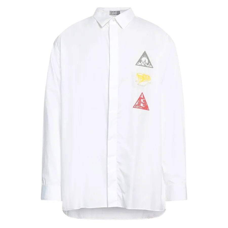 Áo Sơ Mi Nam Dior Long Sleeve Shirt 393C531 Màu Trắng Size 39 N-DG