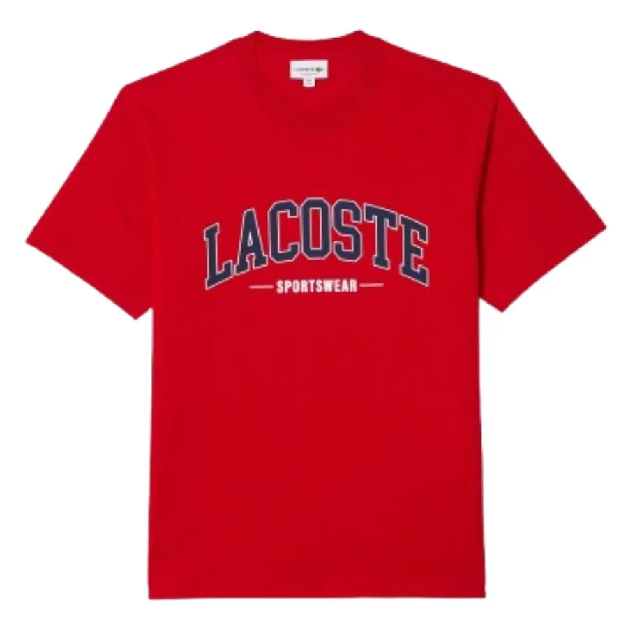 Áo Thun Nam Lacoste Men's Cotton T-Shirt TH6565-51 240 Màu Đỏ Size S