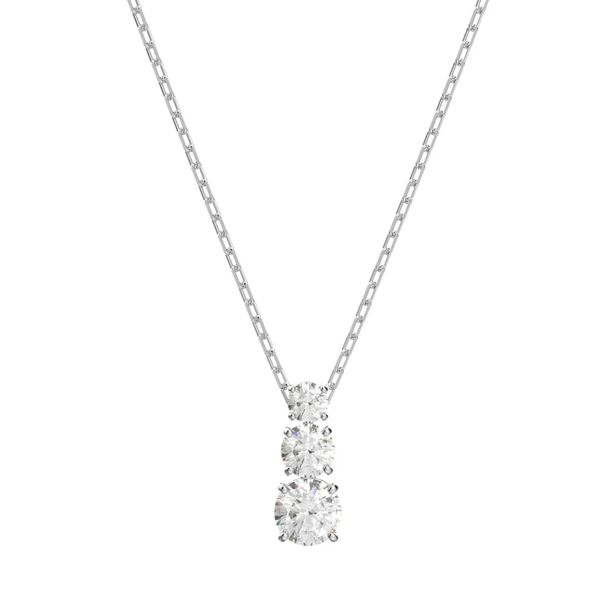 Dây Chuyền Nữ Swarovski 5414970 Stilla Attract Pendant Màu Bạc