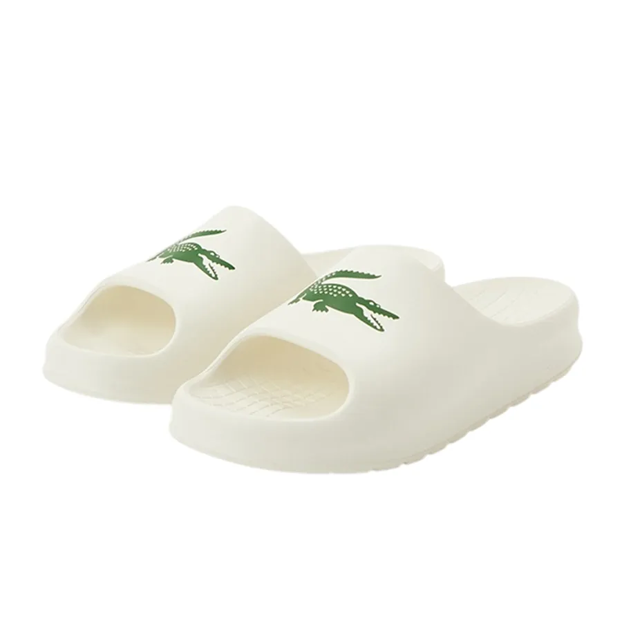 Dép Nam Lacoste Serve Slide 2.0 746CMA00321Y5 Màu Trắng Size 42
