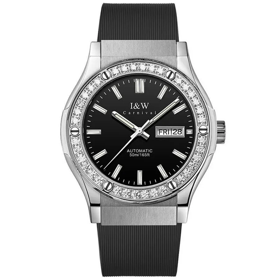 Đồng Hồ Nam I&W Carnival IW55851G-DS (IW55851G22) Automatic Màu Đen Bạc