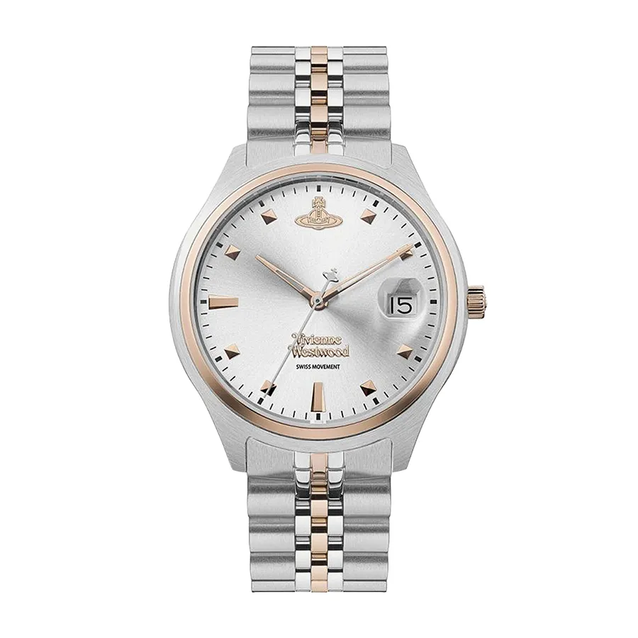 Đồng Hồ Nữ Vivienne Westwood Camberwell Ladies Quartz Màu Bạc Phối Vàng Hồng