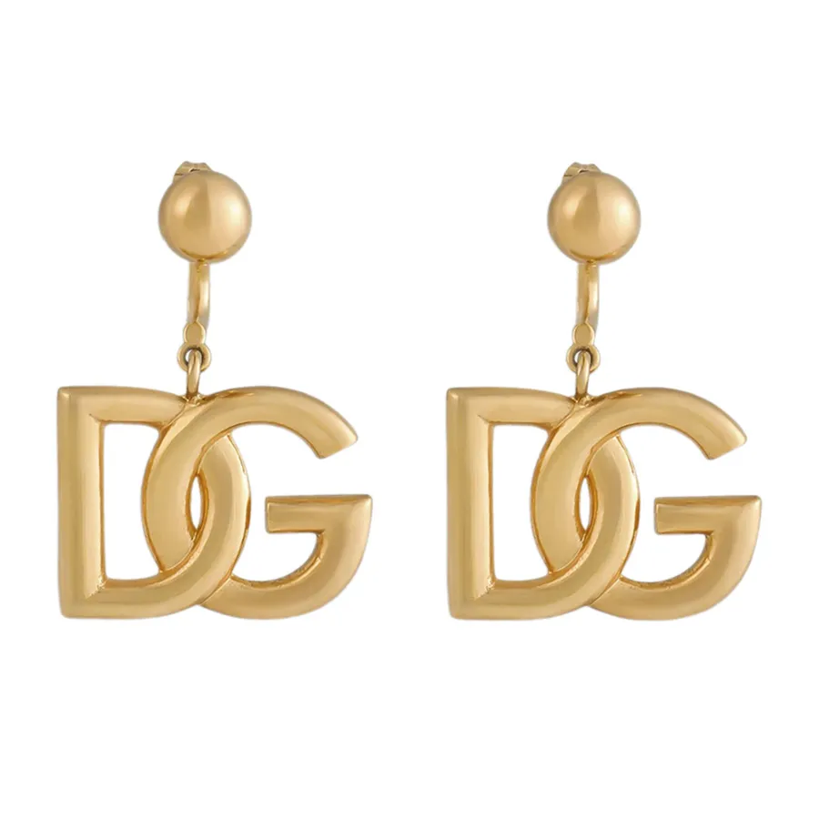 Khuyên Tai Nữ Dolce & Gabbana D&G Logo Earrings WEN6P1W1111 ZOO00 Màu Vàng