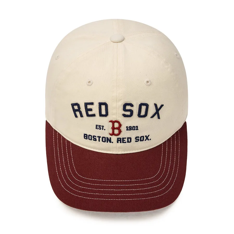 ★MLB Korea★ Varsity Lettering Unstructured Ball Cap BOS DC Varsity Lettering Logo Unstructured Ball Cap Boston Red Sox