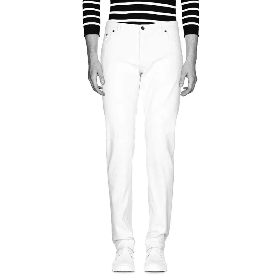 Quần Jean Nam Dolce & Gabbana D&G Skeith In White G6XOLD Màu Trắng Size 44 N-DG