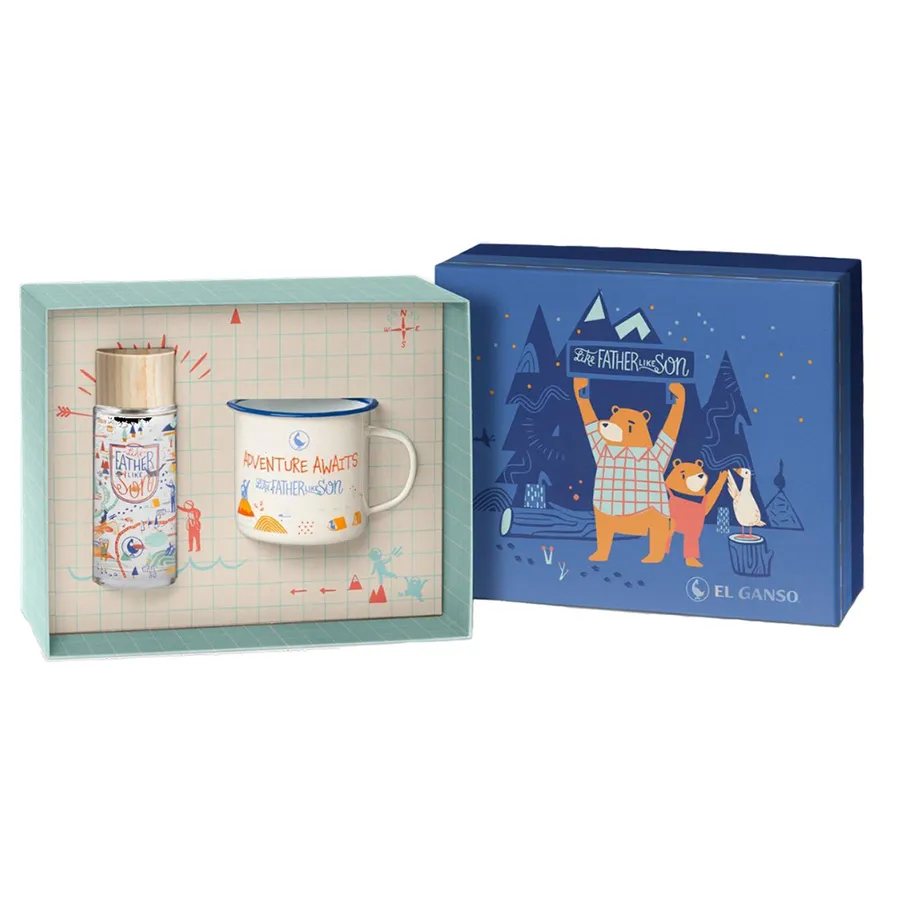 Set Nước Hoa Nam + Cốc El Ganso Like Father Like Son EDT Gift Set 2 Món
