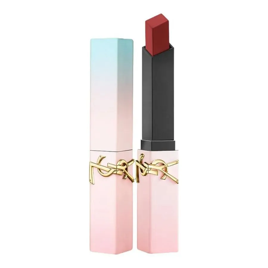 Son Yves Saint Laurent YSL The Slim Leather-Matte 1966 Rouge Libre Màu Đỏ Đất