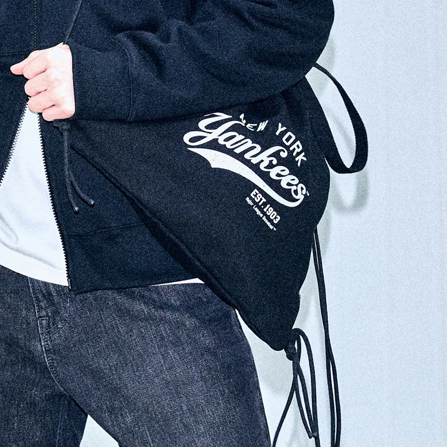 Túi Xách Tay MLB Vintage Lettering Gymsack Bag New York