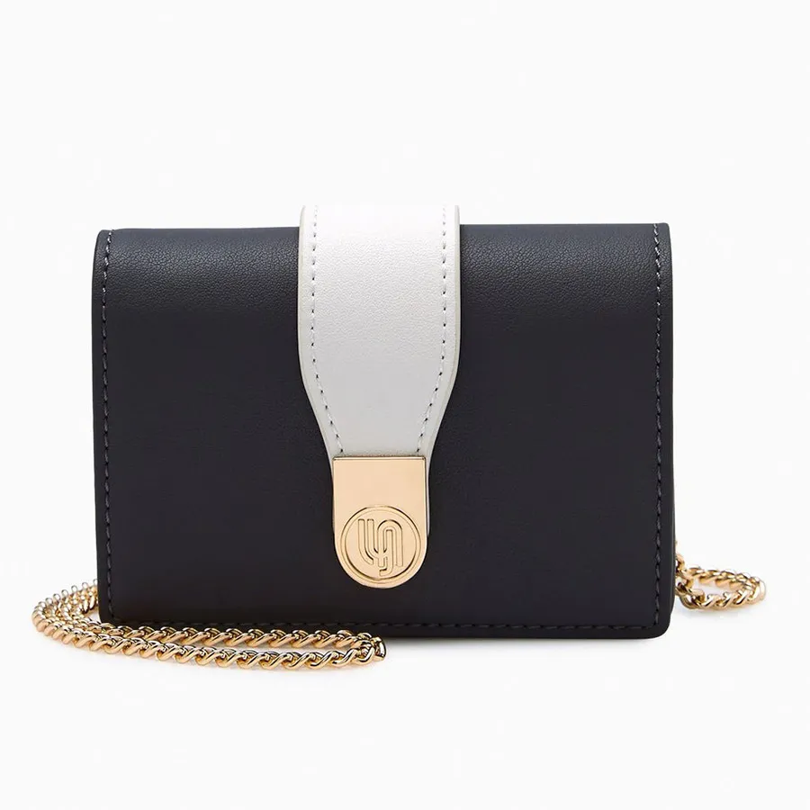 Ví Cầm Tay Nữ Lyn Alissa Infinite Short Wallet - Dark Grey LL25CWM030 Màu Xám Đậm
