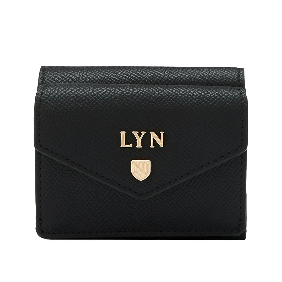 Ví Nữ Lyn Double Short Wallet Black LL25CWS804 Màu Đen | Vua Hàng Hiệu