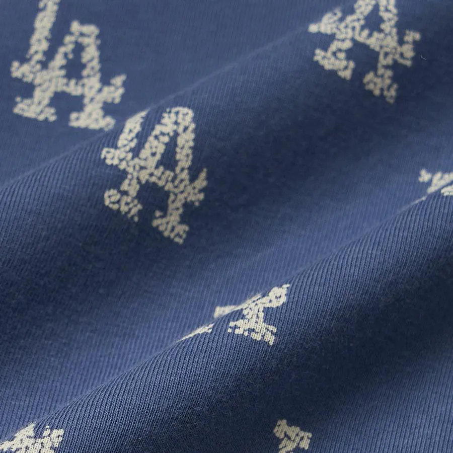 ☆MLB Korea☆ Vintage Monogram Full-Panel Pattern Overfit Sh Áo thun MLB Vintage Monogram Panel Pattern NY Yankees