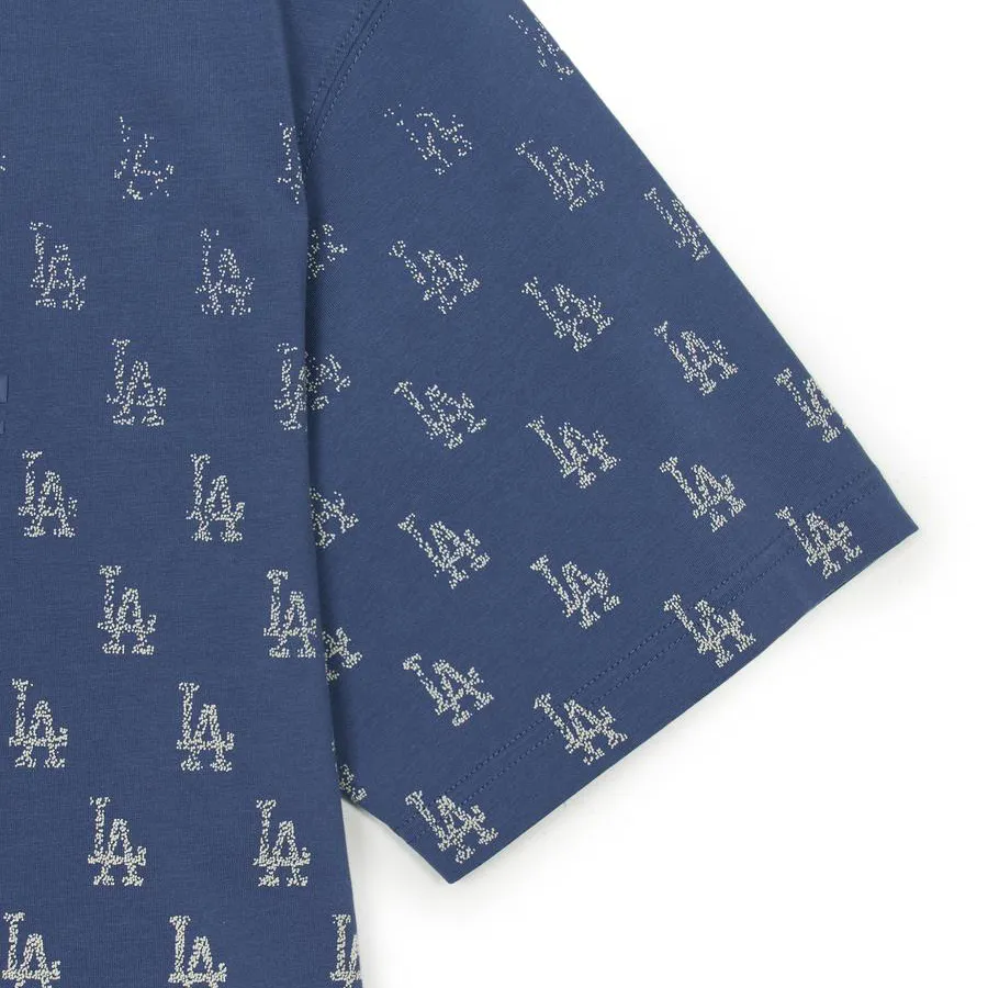 Áo Phông MLB Vintage Monogram Full-Panel Pattern Overfit