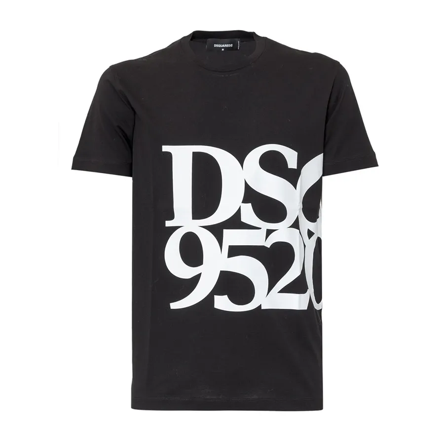 Áo Phông Nam Dsquared2 Icon Cotton Tshrit Màu Đen Size S