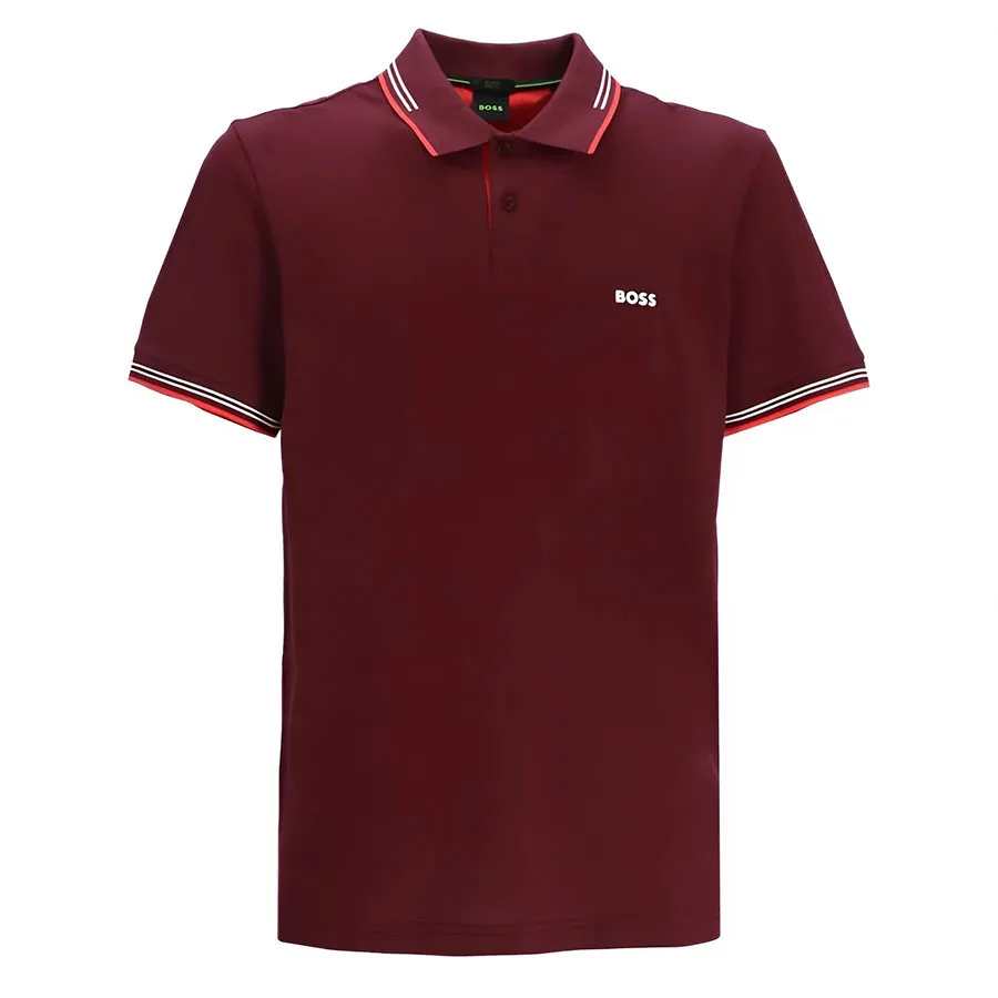 Áo Polo Nam Hugo Boss Men's Stretch Cotton Slim Fit Buttoned Polo