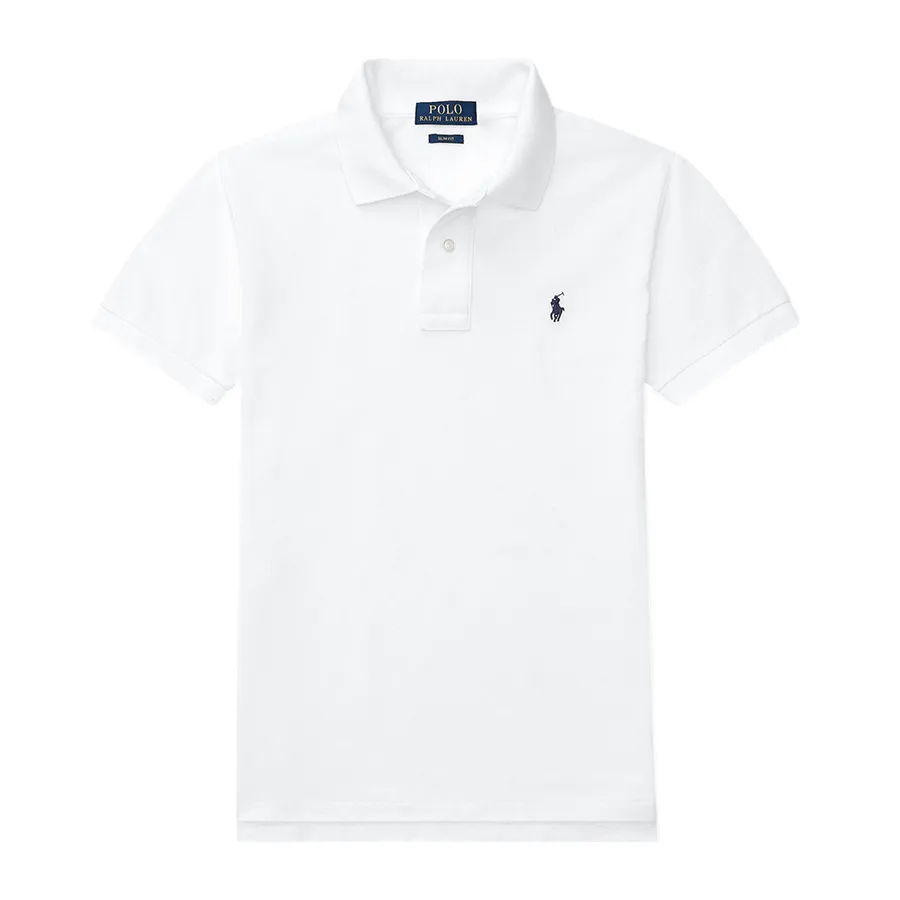 Áo Polo Ralph Lauren Detailed Short-Sleeved Polo Shirt 323547926002 Màu Trắng Size L
