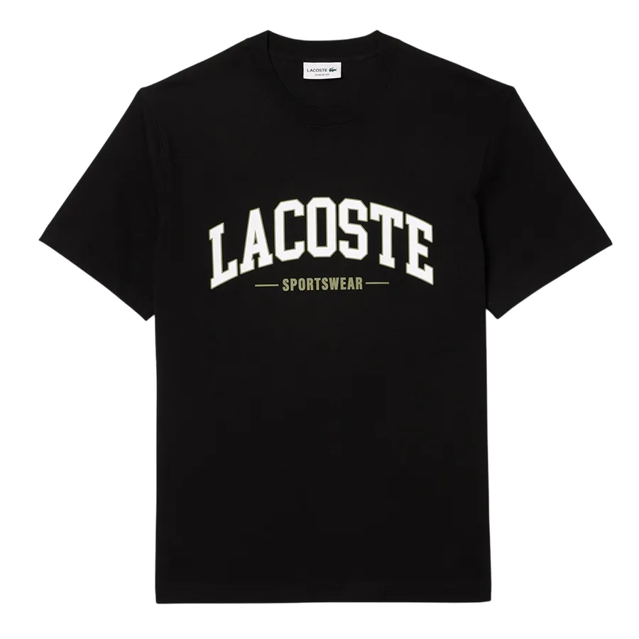 Áo Thun Nam Lacoste TH6565 51 031 Tshirt Màu Đen Size 3