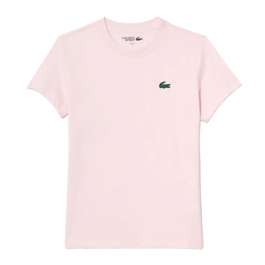 Áo Thun Nữ Lacoste Women's Ultra Dry Technical Cotton T-Shirt TF9246 51 T03 Màu Hồng Size 34