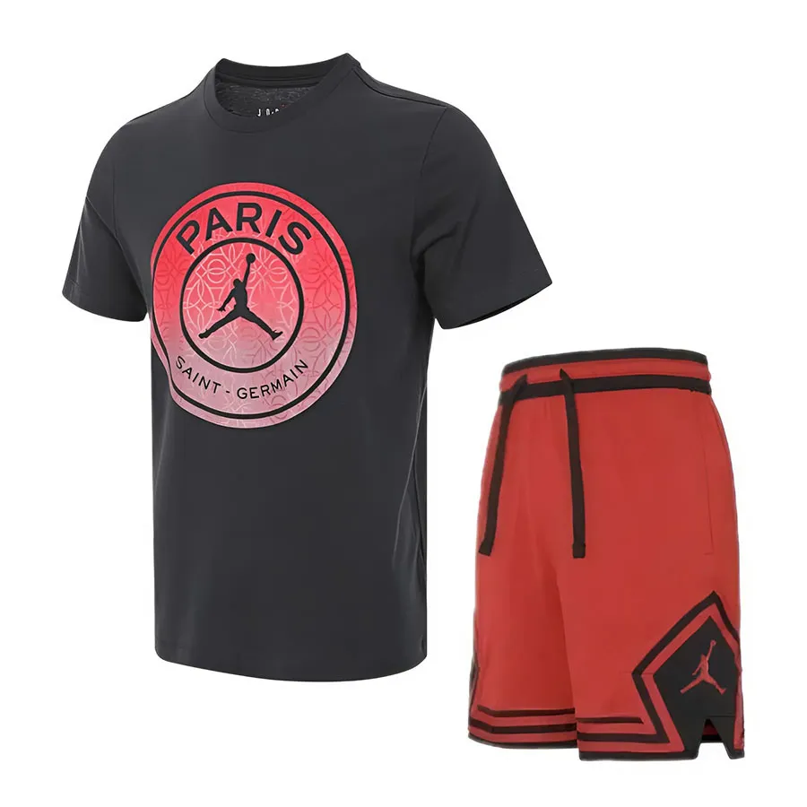 Bộ Quần Áo Nam Nike Air Jordan Paris Saint Germain FV7729-045/DH9076-678 Màu Đỏ Đen Size M