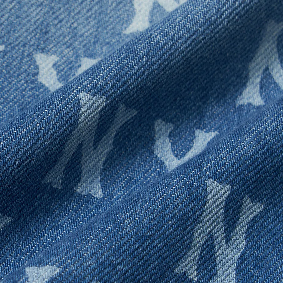 Chân Váy Nữ MLB Classic Monogram Gradient Print Denim Skirt