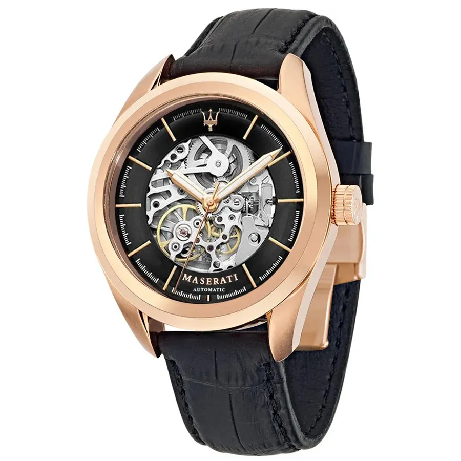Đồng Hồ Nam Maserati Traguardo – 45mm – Automatic Black Dial R8821112001 Màu Đen