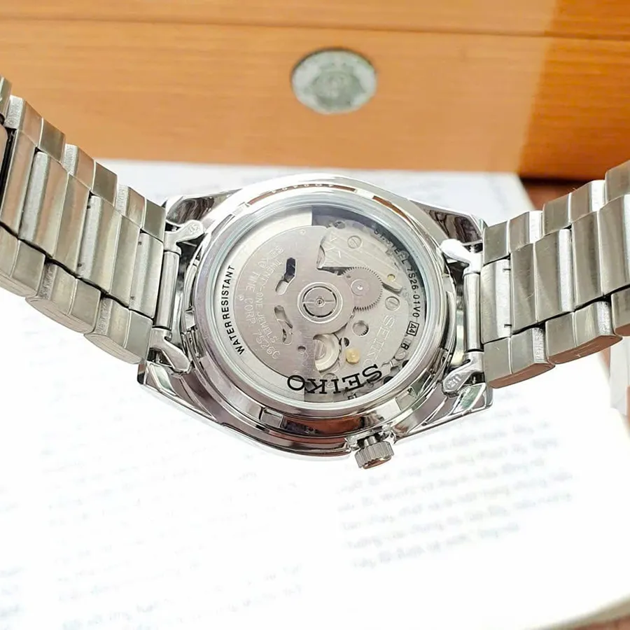 Đồng Hồ Nam Seiko Automatic SNKL45K1 38mm Màu Bạc Đen