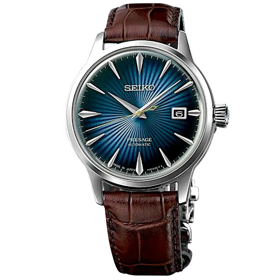 Đồng Hồ Nam Seiko Automatic SRPK15J1 Presagge Cocktail Blue Màu