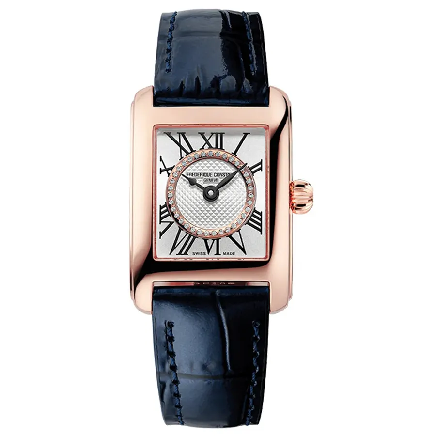 Đồng Hồ Nữ Frederique Constant Classics Carree Ladies FC-200MCDC14 Màu Đen Trắng D-DY