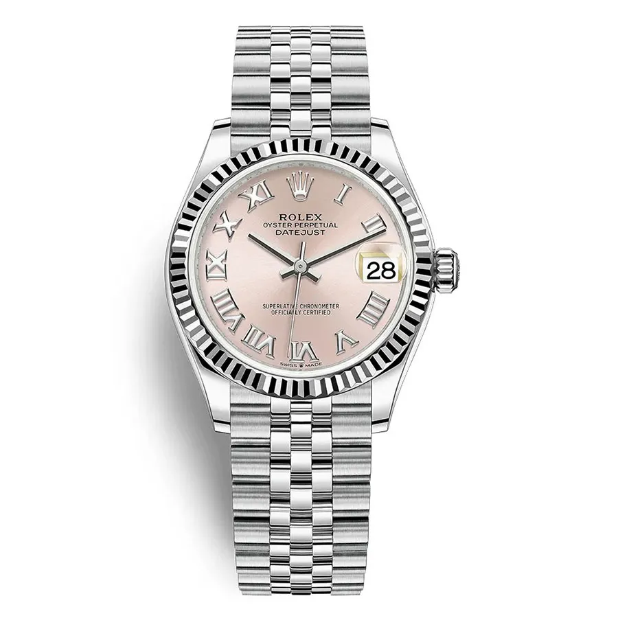 Đồng Hồ Rolex Nữ Datejust 31m 278274 Màu Bạc Mặt Hồng D-NQ