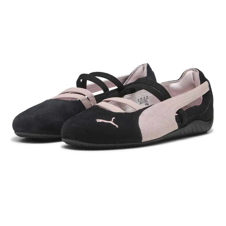 Giày Búp Bê Nữ Puma Women Speedcat Ballet Suede Shoes 40128702 Màu Hồng Đen Size 37