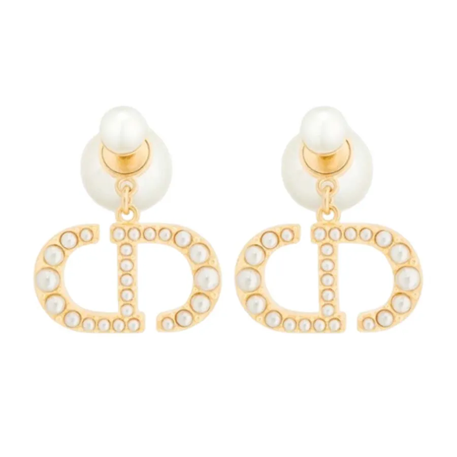 Khuyên Tai Nữ Dior Tribales Earrings Màu Vàng Gold D-TT